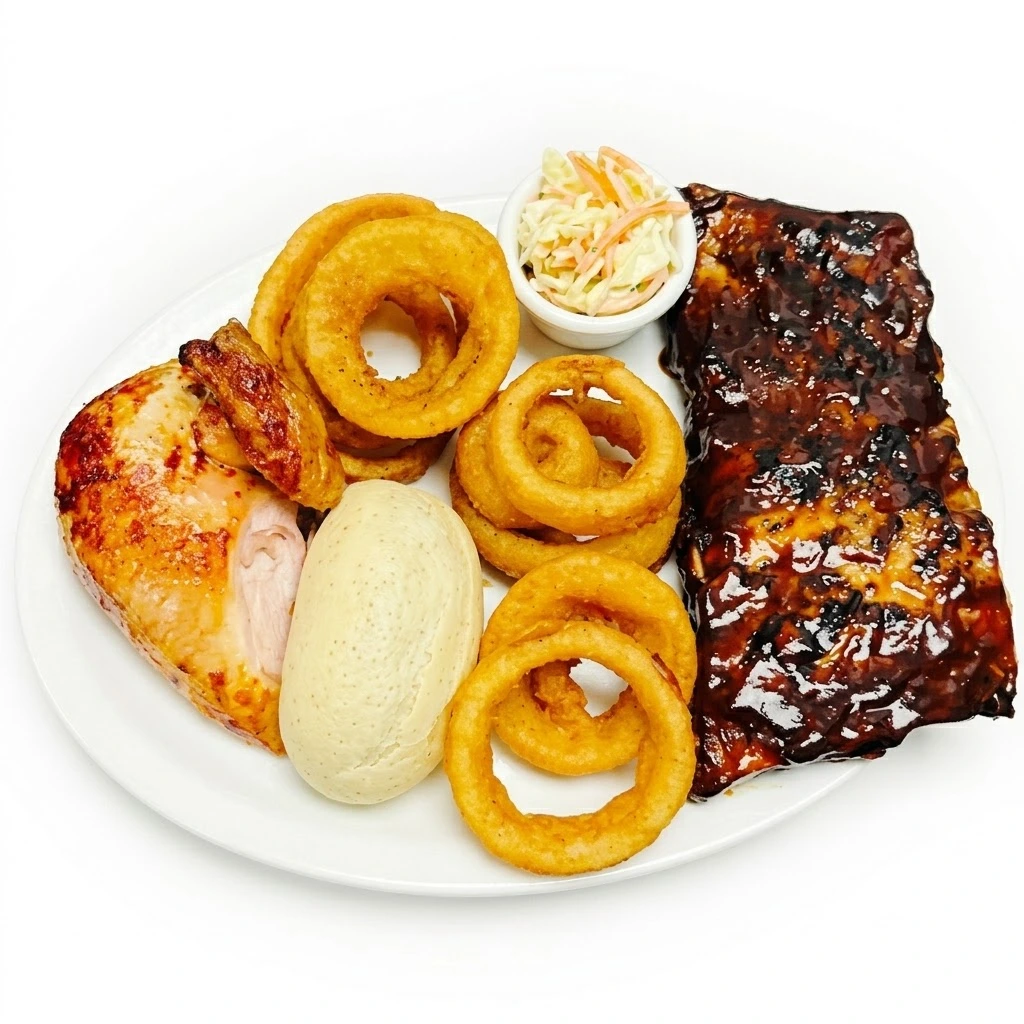 Half Ribs and Quarter White at Chicken Hub in Lethbridge, AB